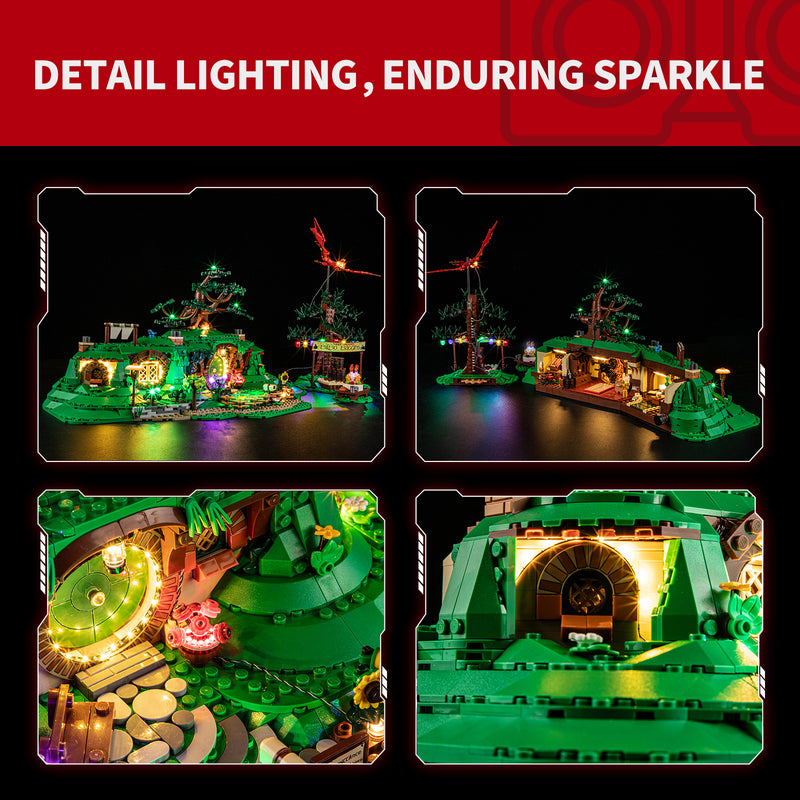 Briksmax 2.0 Light Kit For LEGO The Lord of the Rings: The Shire