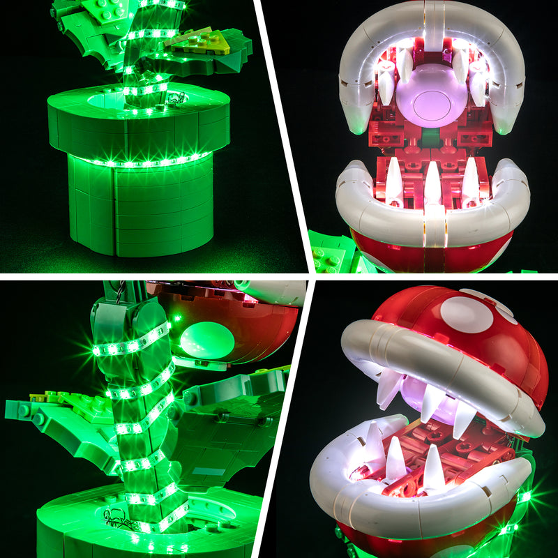 Briksmax Light Kit For Super Mario™ Piranha Plant