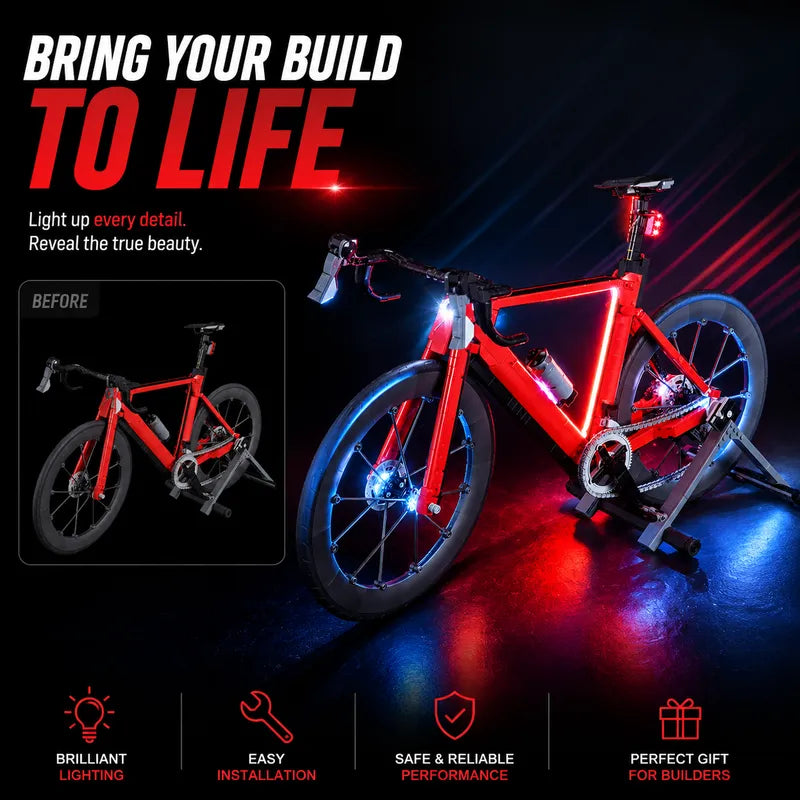 Light kit for Road Bike 11380 | Briksmax 2.0