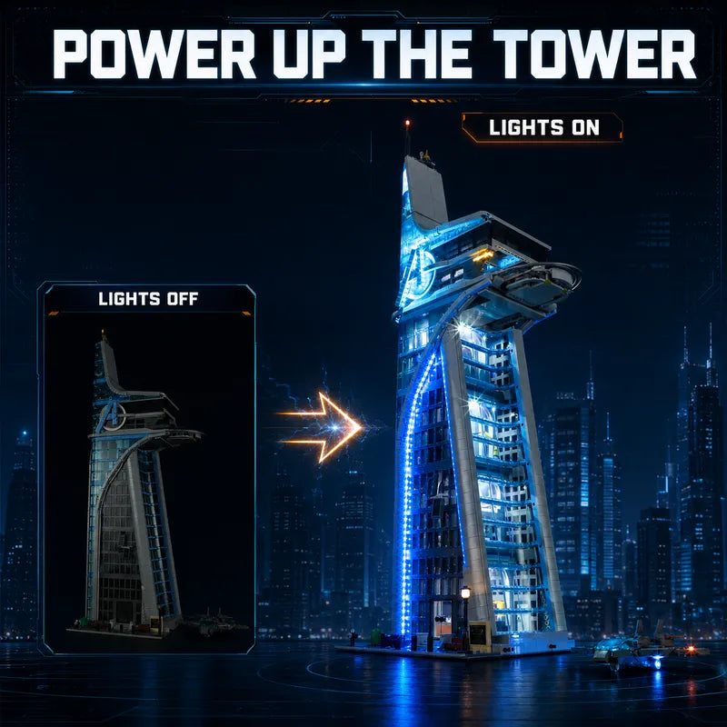 Kit d'éclairage pour la tour Avengers 76269-Lightailing