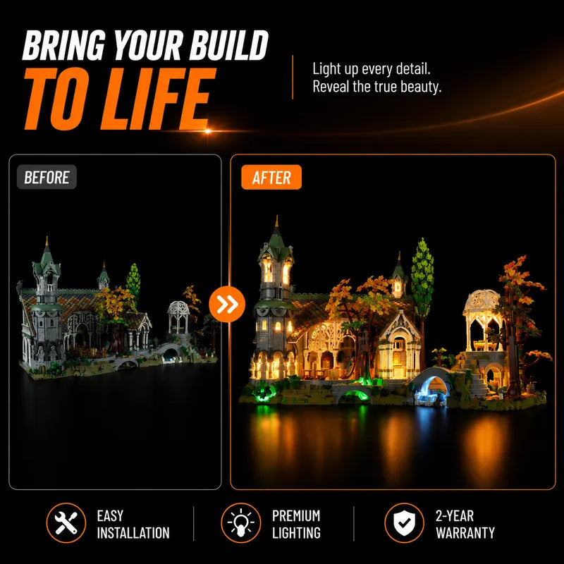 Lightailing Light Kit For THE LORD OF THE RINGS: RIVENDELL™ 10316