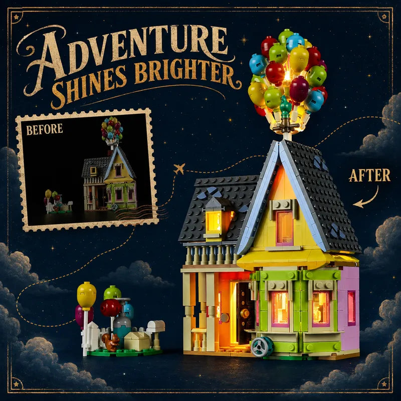 Light Kit For Disney ‘Up’ House 43217-Lightailing