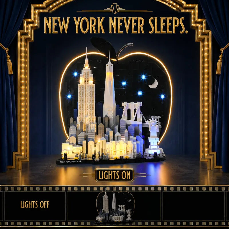Light kit for New York City – The Big Apple 21066 - Lightailing