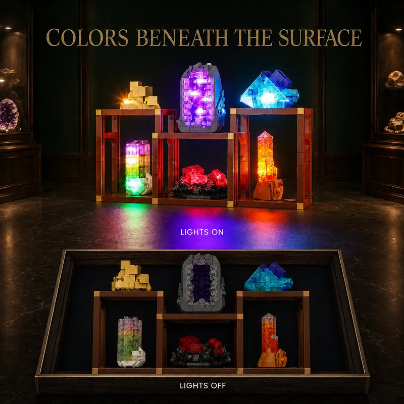 Kit d'éclairage pour collection de minéraux 21362 - Lightailing