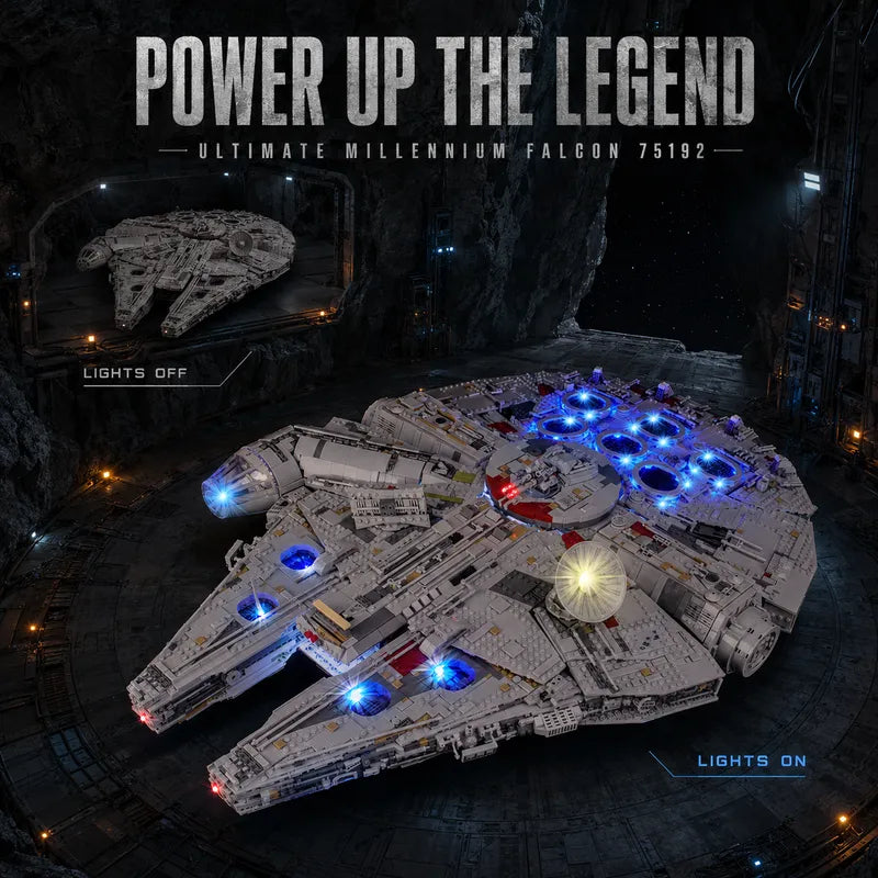 Light Kit for Ultimate Millennium Falcon 75192-Briksmax