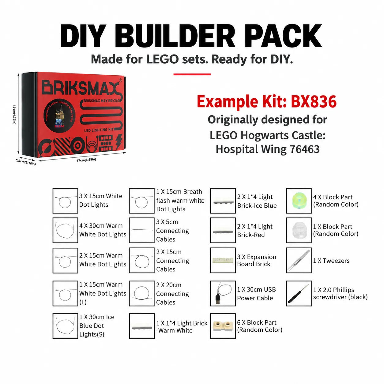 DIY Builder Pack – Lighting Kits for LEGO Builds