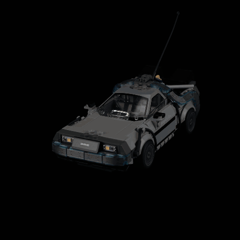 Light Kit for Time Machine from Back to the Future 77256 -Lightailing | Full Glow（High Brightness）