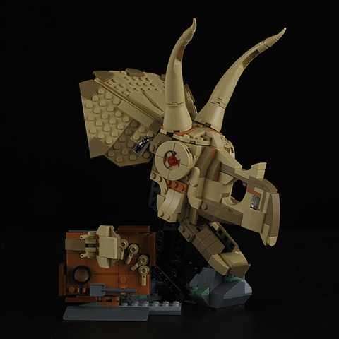 Light Kit for Dinosaur Fossils: Triceratops Skull 76969-Lightailing