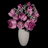 Beleuchtungsset für einen Strauß rosa Rosen 10374- Lightailing