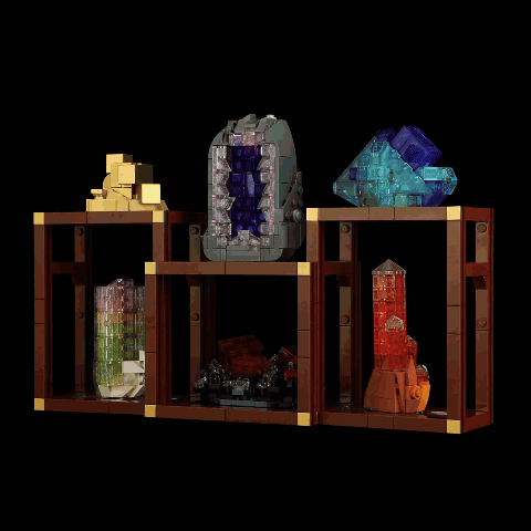 Kit d'éclairage pour collection de minéraux 21362 - Lightailing【Prix non définitif｜Bientôt disponible】