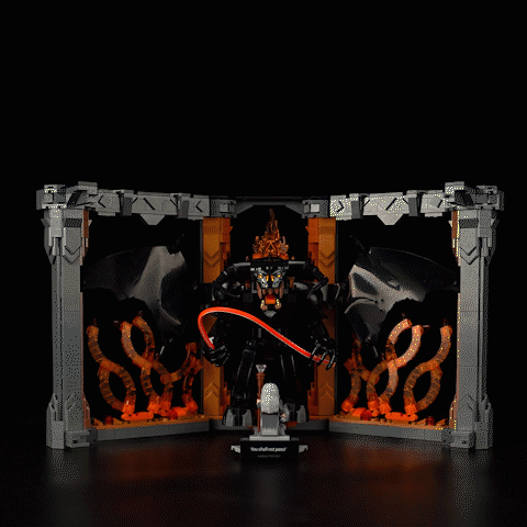 Lightailing Light Kit For LEGO The Lord of the Rings: Balrog Book Nook #10367 -2