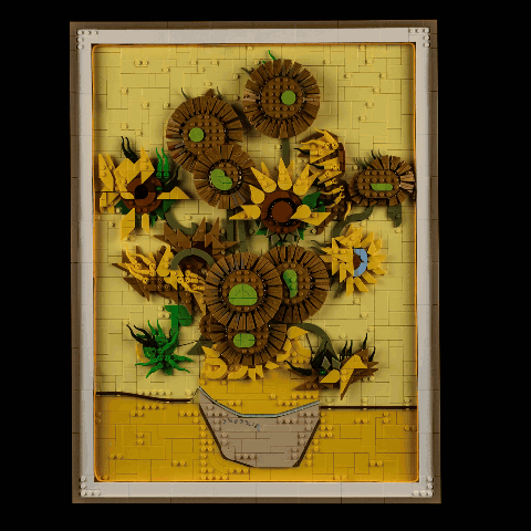 Light Kit for Vincent van Gogh – Sunflowers 31215-Lightailing
