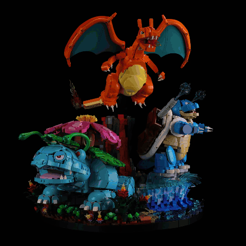 Light Kit for Venusaur, Charizard and Blastoise 72153 - Lightailing