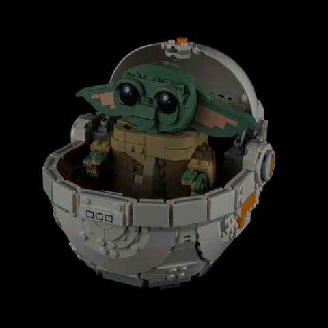 Light Kit for Grogu with Hover Pram 75403-Lightailing