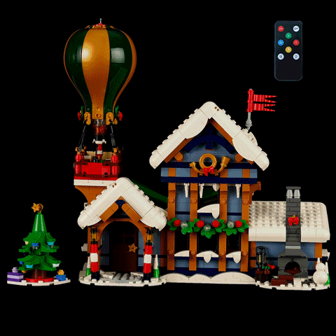 Kit d'éclairage à distance pour le bureau de poste du Père Noël 10339 - Lightailing