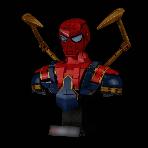 Lightailing Light Kit For LEGO Iron Spider-Man Bust #76326 - 2