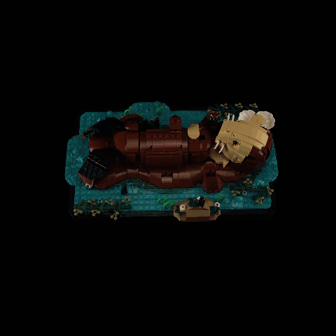Light Kit for Floating Sea Otters 21366 - Lightailing