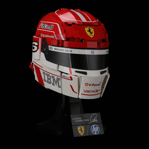 Light Kit for Scuderia Ferrari HP Charles Leclerc Helmet 43014 -Lightailing