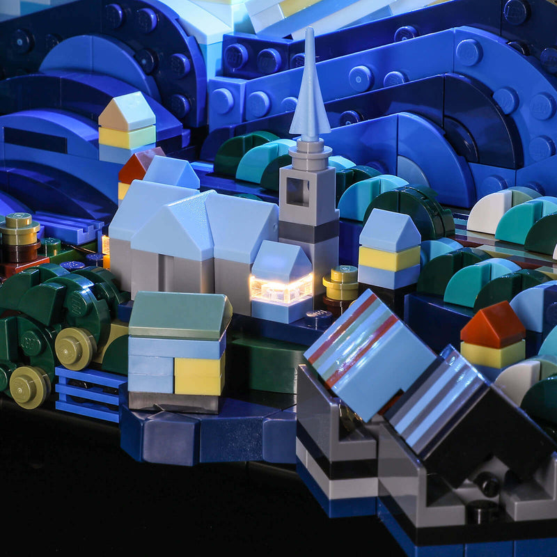 Lightailing Light Kit For LEGO Vincent van Gogh - The Starry Night 21333- 4