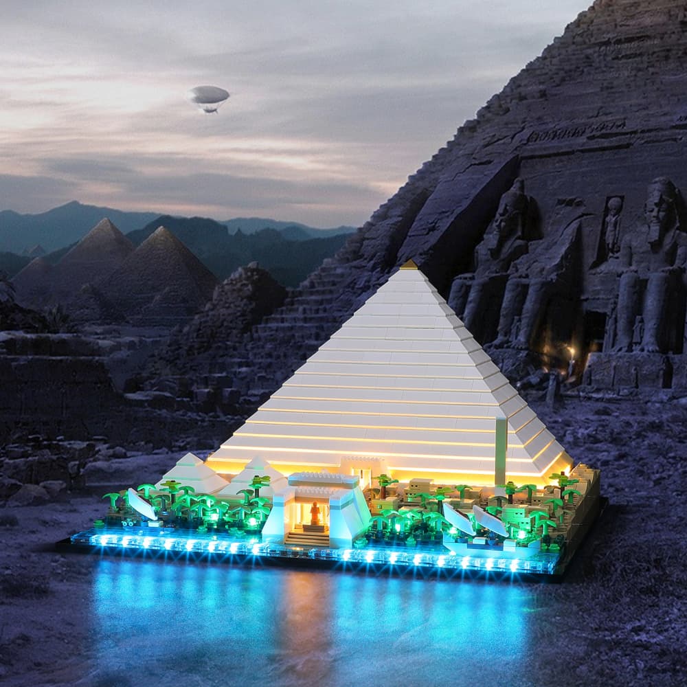 Light Kit for Great Pyramid of Giza 21058-Lightailing