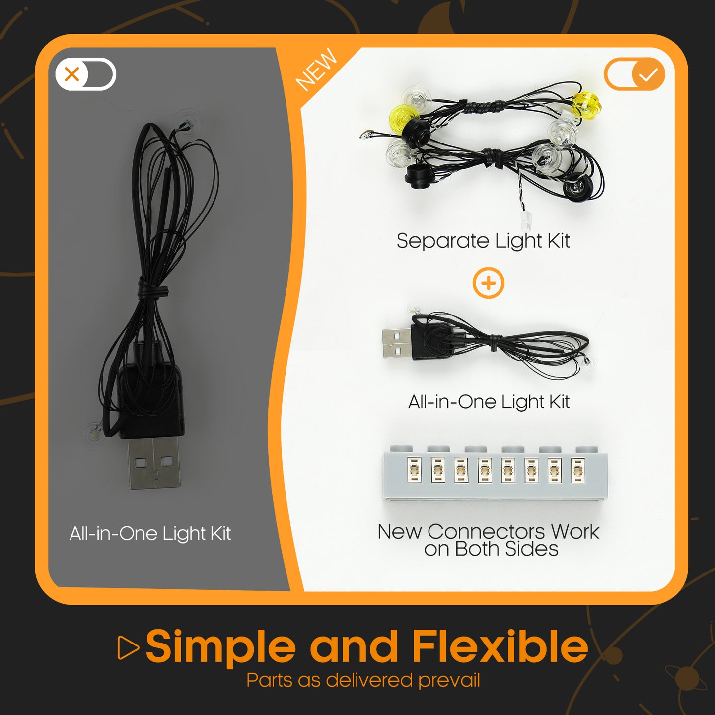 Light Kit for Great Pyramid of Giza 21058-Lightailing(Remote Version)