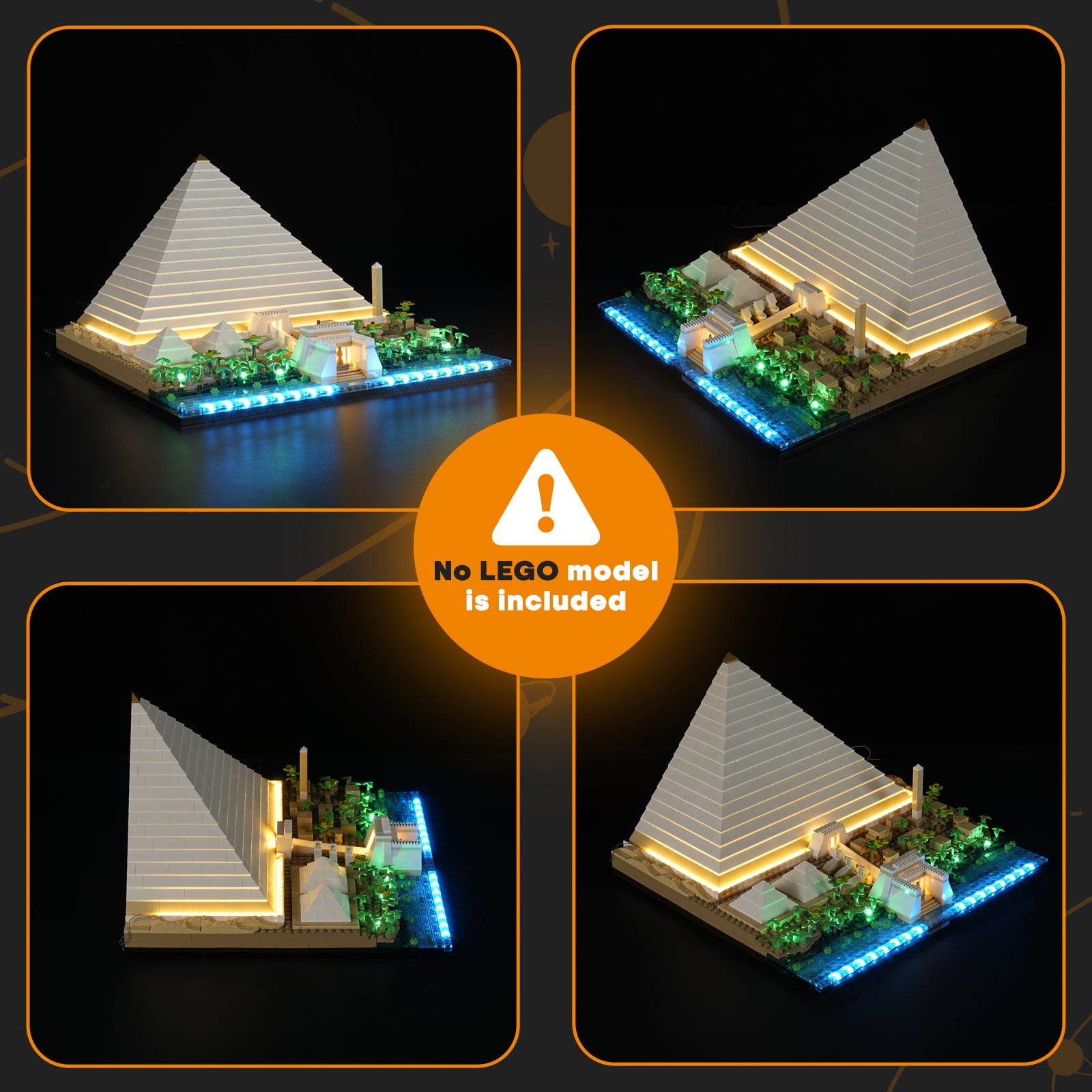 Lightailing Light Kit For Great Pyramid of Giza #21058-14