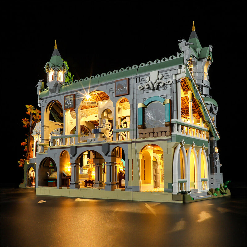 Kit d'éclairage LED compatible avec Lego 10316 The Lord of The Rings Rivendell (pas de modèle), kit d'éclairage décoratif Kit d'éclairage LED compatible avec Lego 10316 The Lord of The Rings Rivendell (pas de modèle), kit d'éclairage décoratif