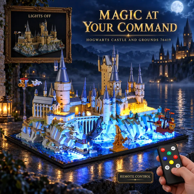 Remote Light Kit for Hogwarts Castle and Grounds 76419-Lightailing