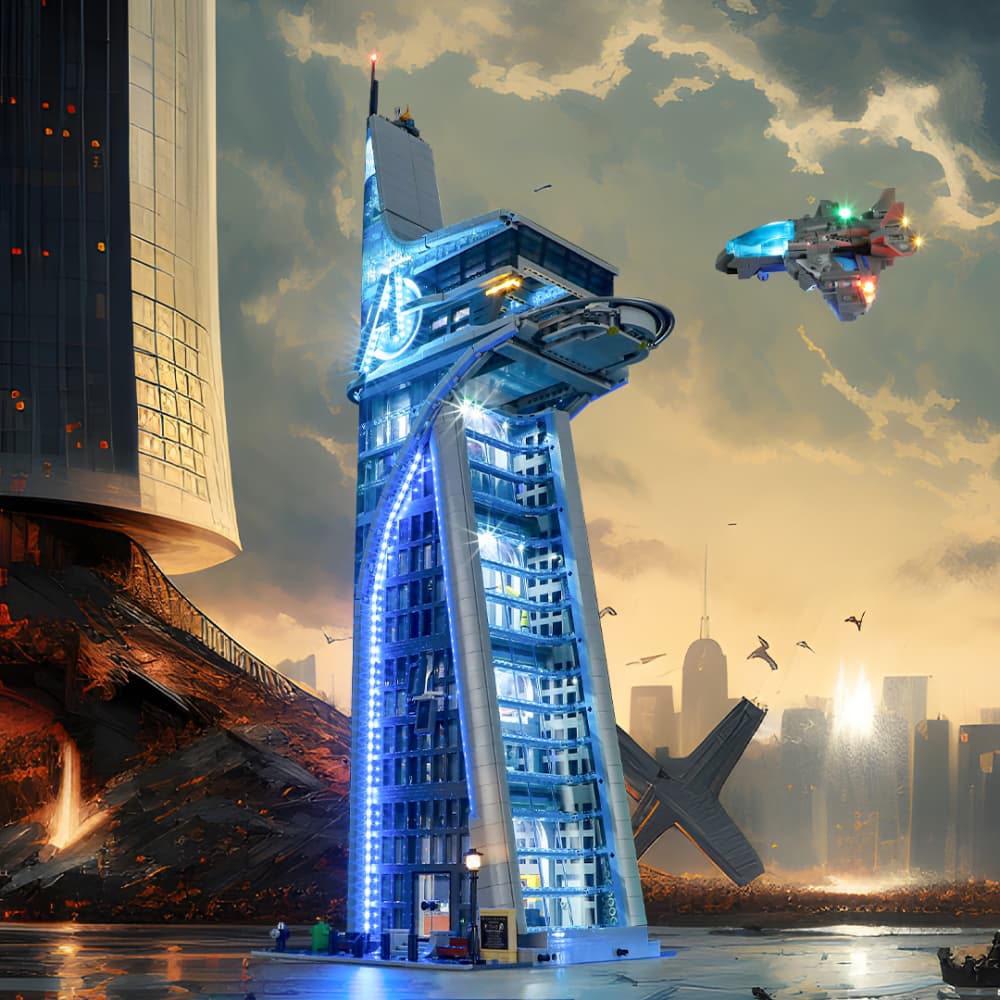 Light Kit for Avengers Tower 76269-Lightailing