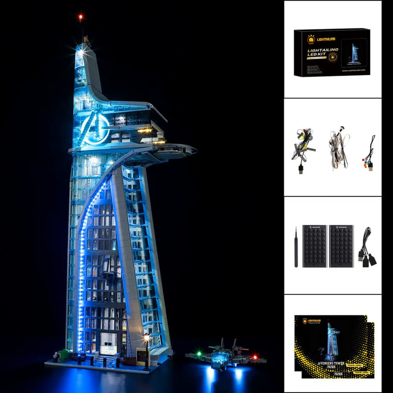 Light Kit For Avengers Tower 76269-Lightailing