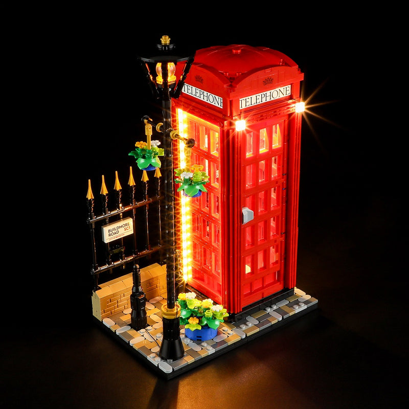 Light Kit For Red London Telephone Box 21347-Lightailing