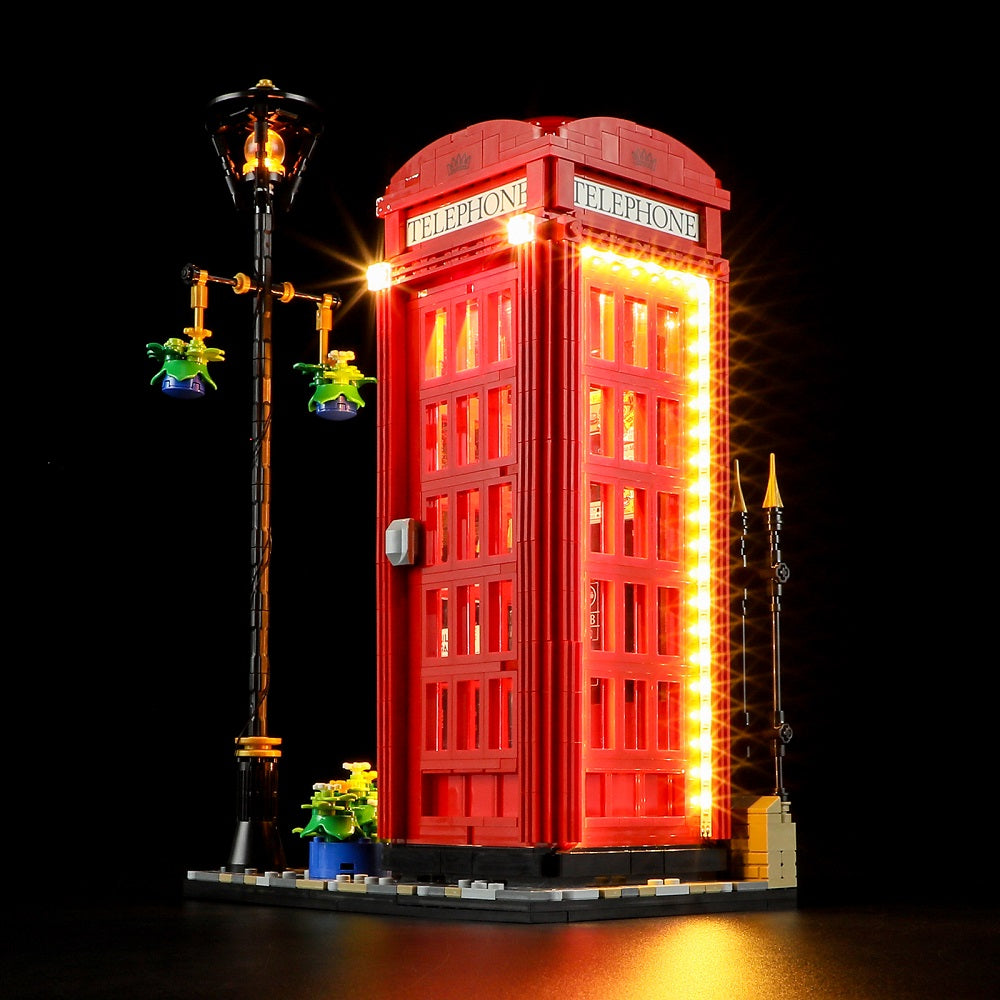 Light kit for Red London Telephone Box 21347-Lightailing