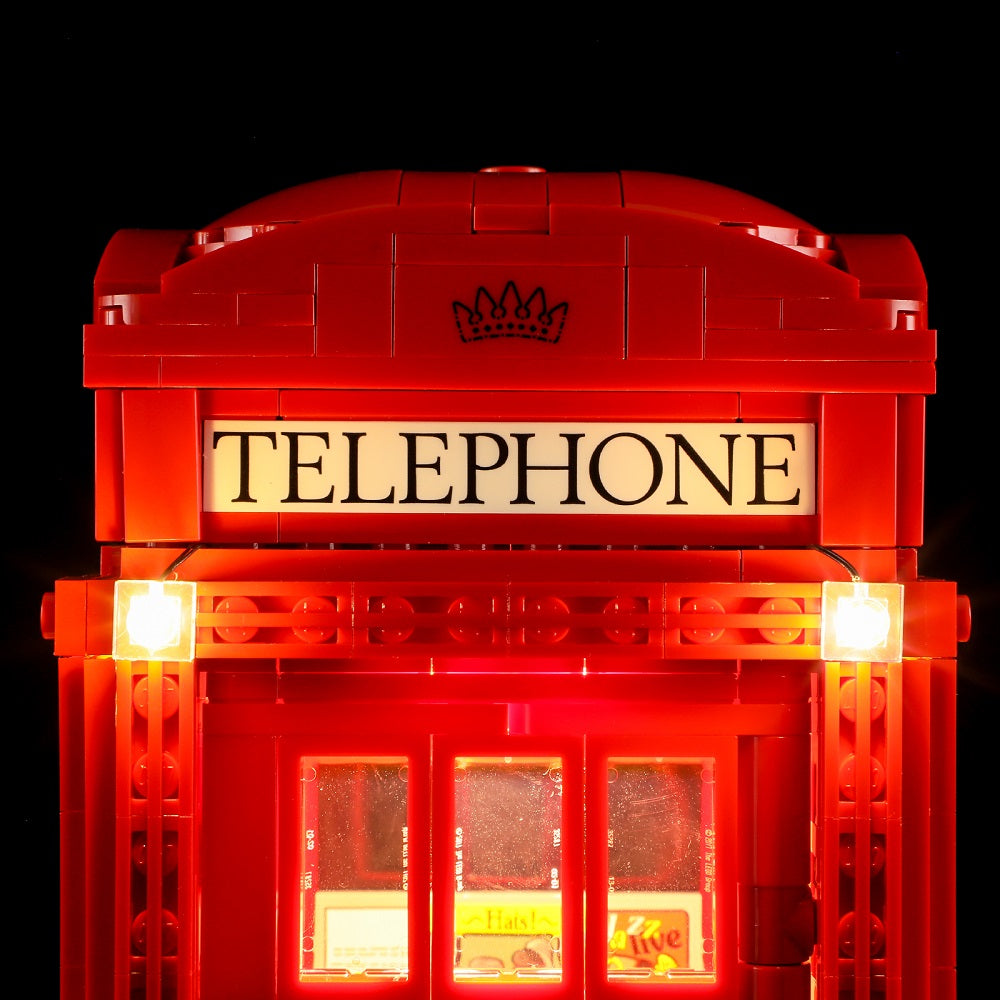 Light kit for Red London Telephone Box 21347-Lightailing