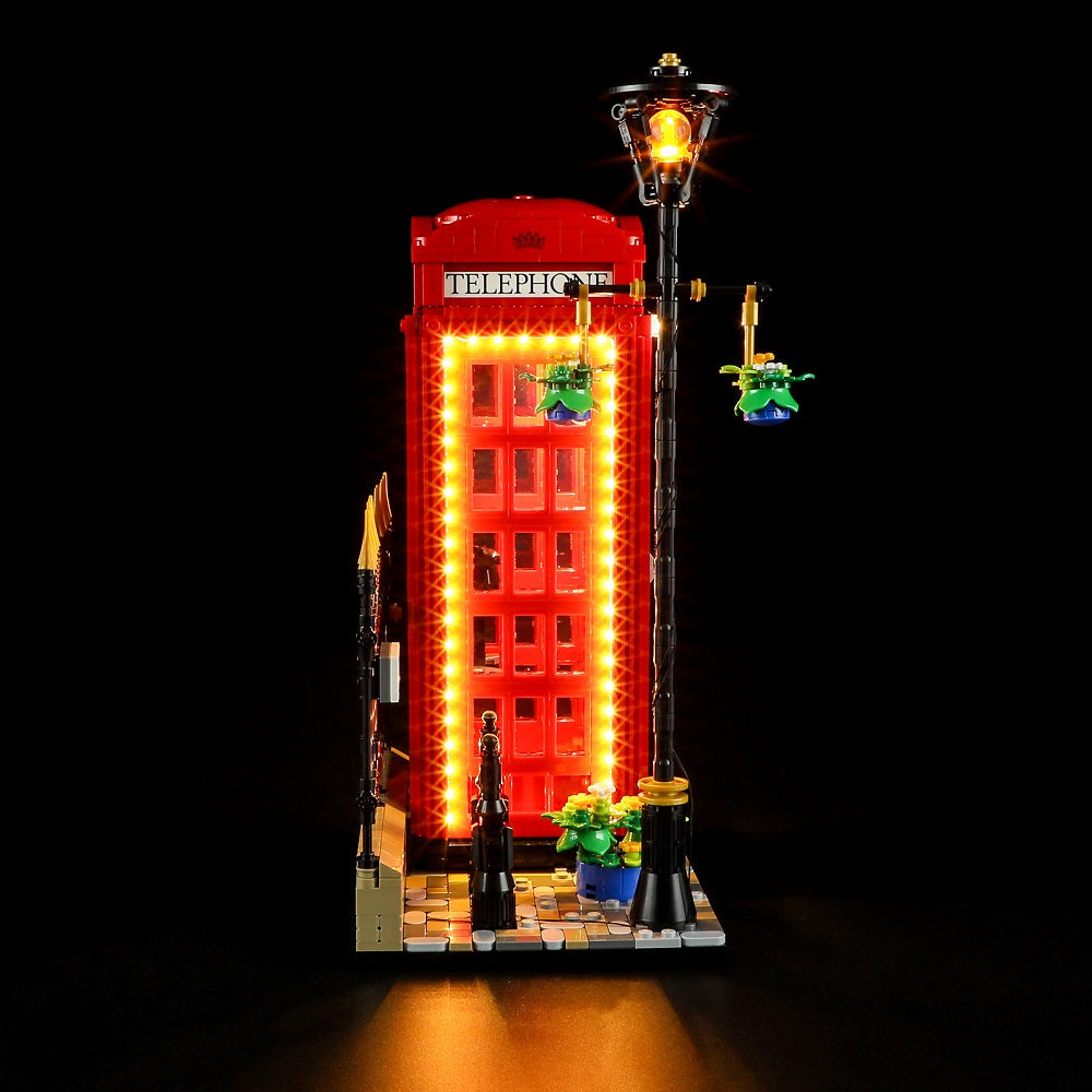Light kit for Red London Telephone Box 21347-Lightailing