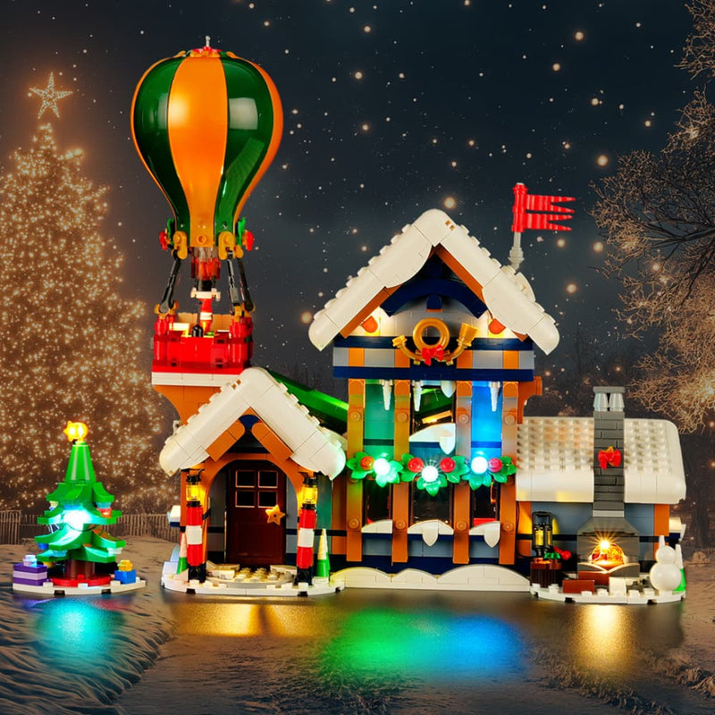 Kit d'éclairage à distance pour le bureau de poste du Père Noël 10339 - Lightailing