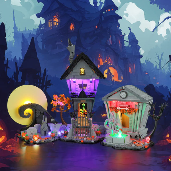 Ferngesteuertes Beleuchtungsset für Disney Tim Burtons „The Nightmare Before Christmas“ 21351-Lightailing