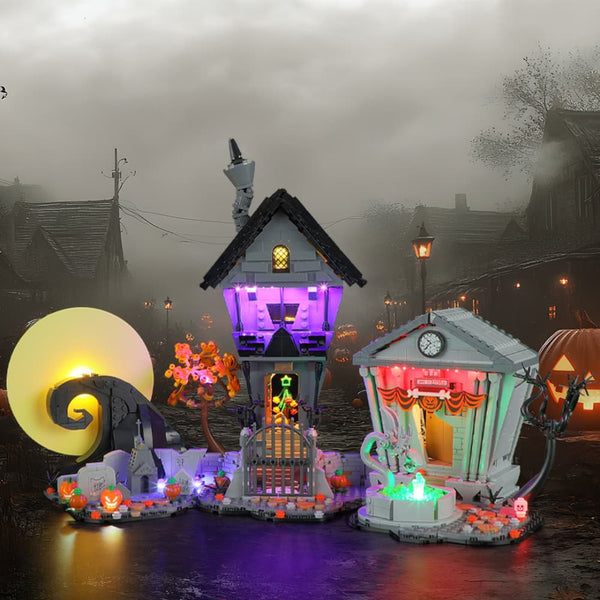 Lightailing Light Kit For LEGO Disney Tim Burton's The Nightmare Before Christmas 21351-1