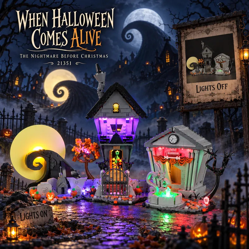 Remote Light kit for Disney Tim Burton's The Nightmare Before Christmas 21351-Lightailing