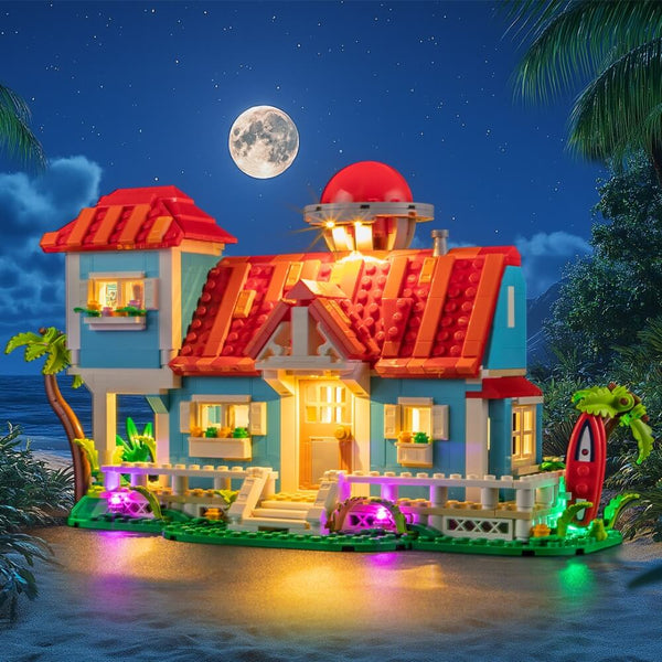 Light Kit for LEGO Lilo & Stitch Beach House 43268 – LED Lights