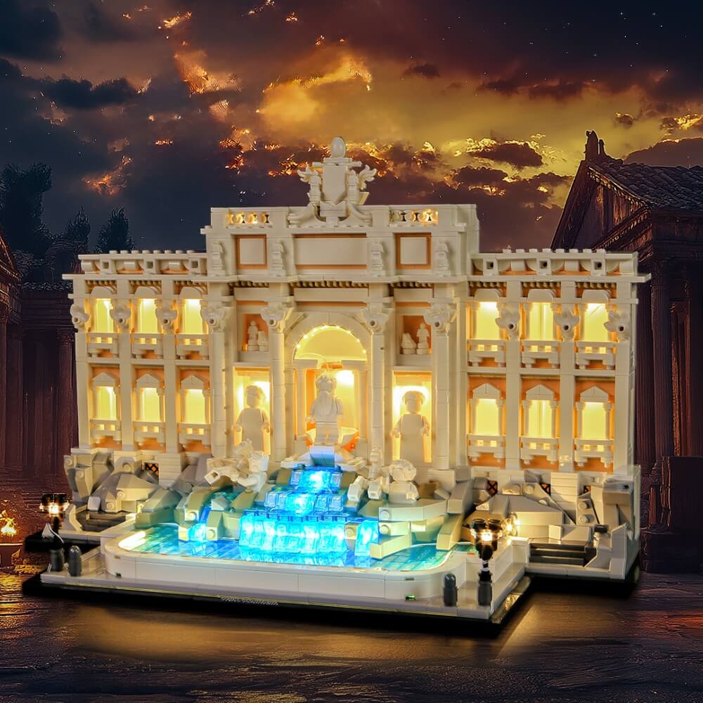 Light Kit for LEGO Trevi Fountain 21062 – Custom LED Lights