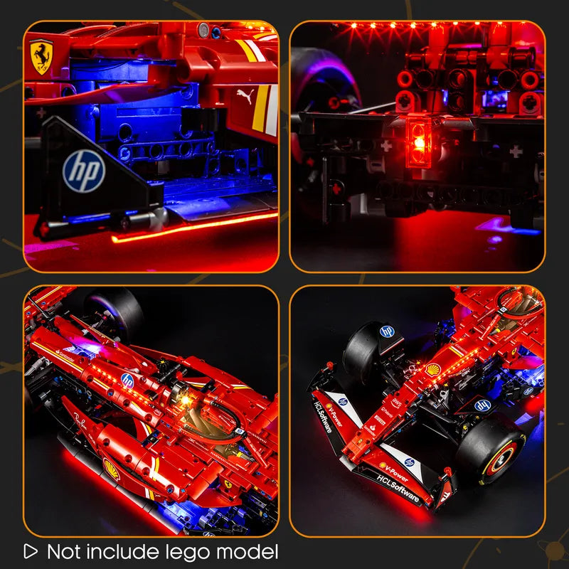 Beleuchtungssatz für Ferrari SF-24 F1-Rennwagen 42207 - Lightailing