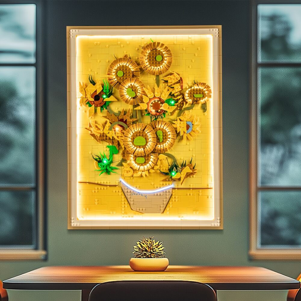 Light Kit for Vincent van Gogh – Sunflowers 31215-Lightailing