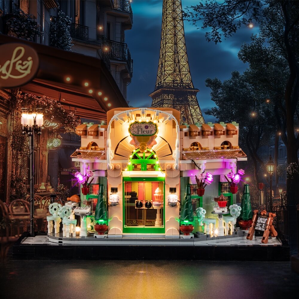 Lightailing Light Kit For LEGO French Café  #10362-1
