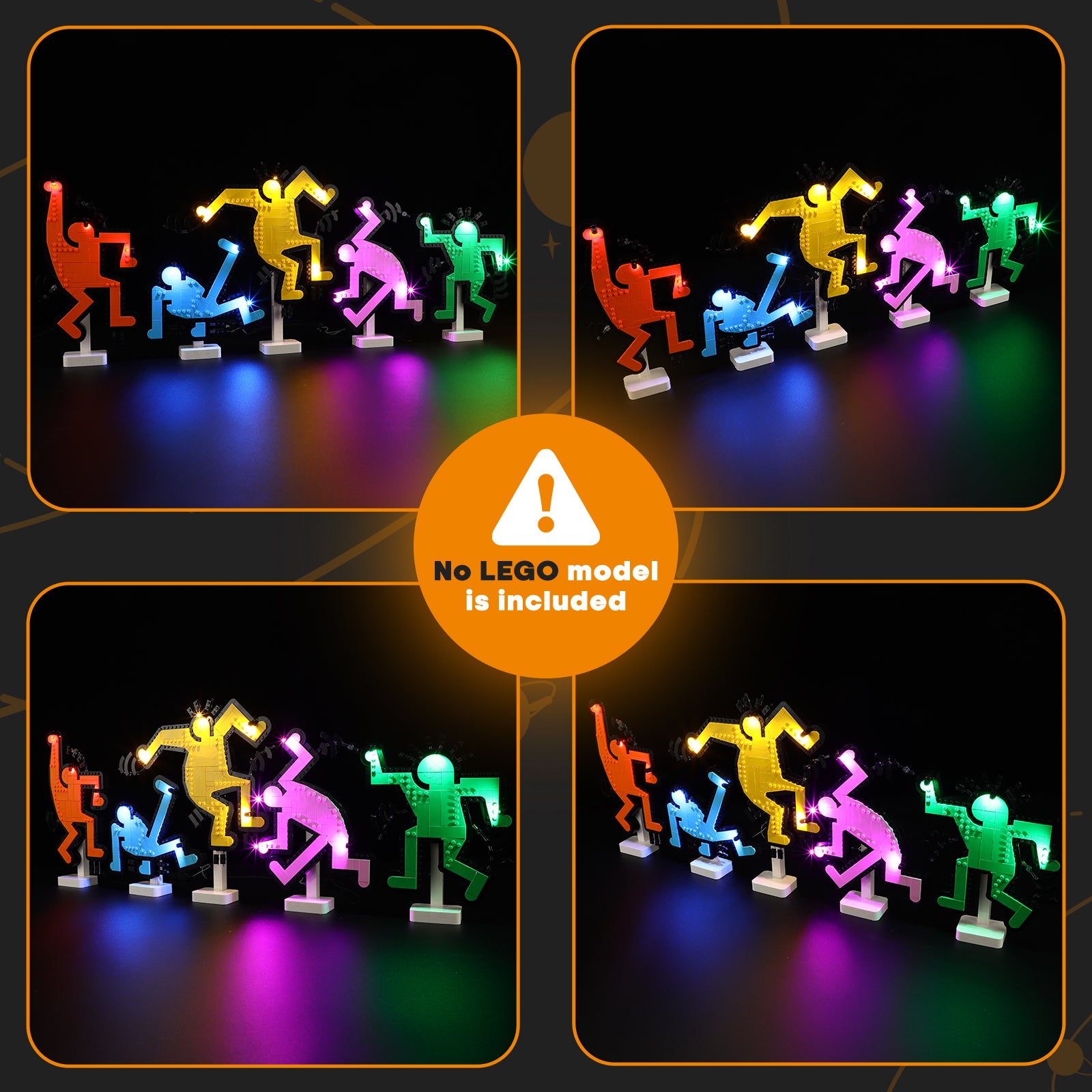 Lightailing Light Kit For Keith Haring – Dancing Figures #31216 - 9
