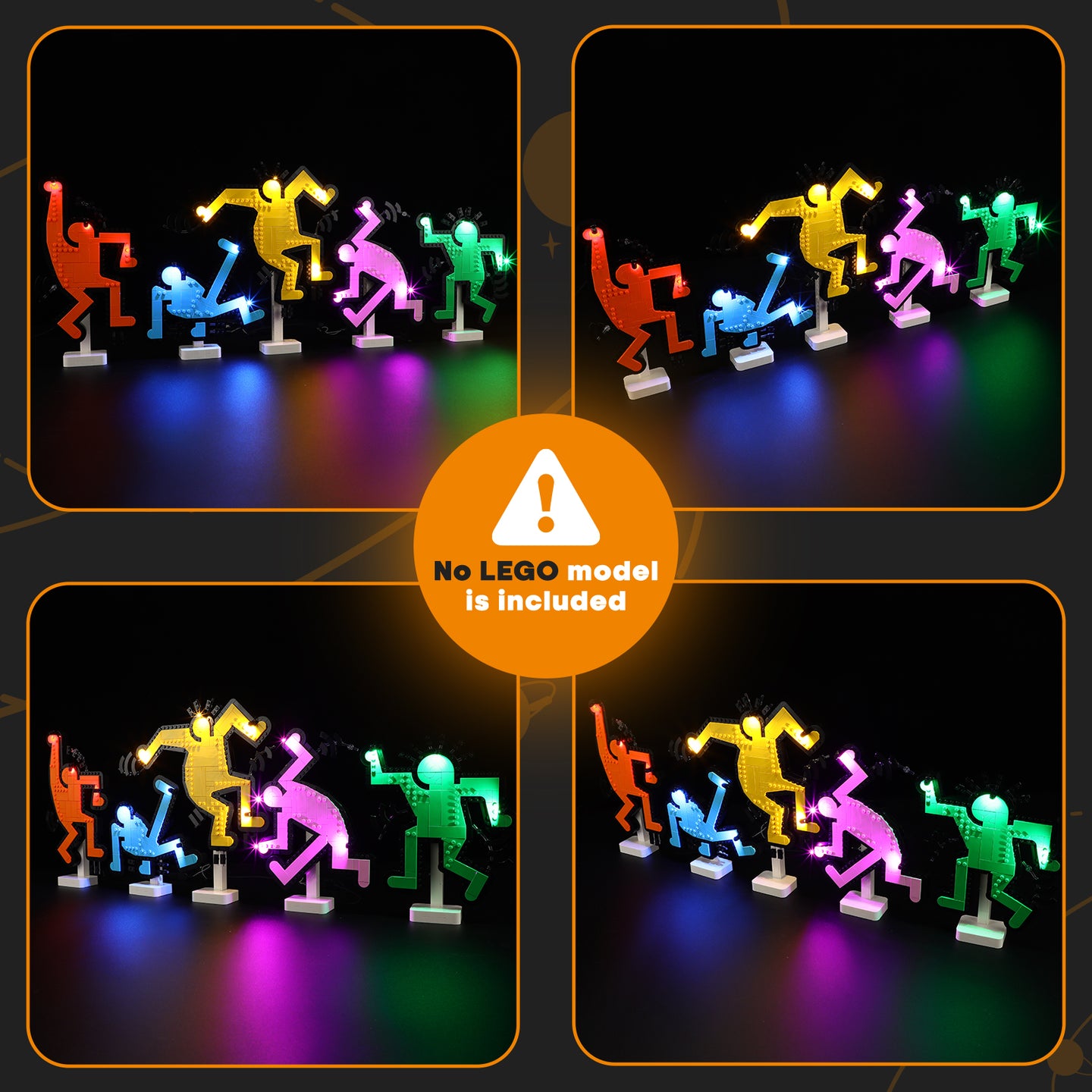 Lightailing Light Kit For Keith Haring – Dancing Figures #31216 - 9
