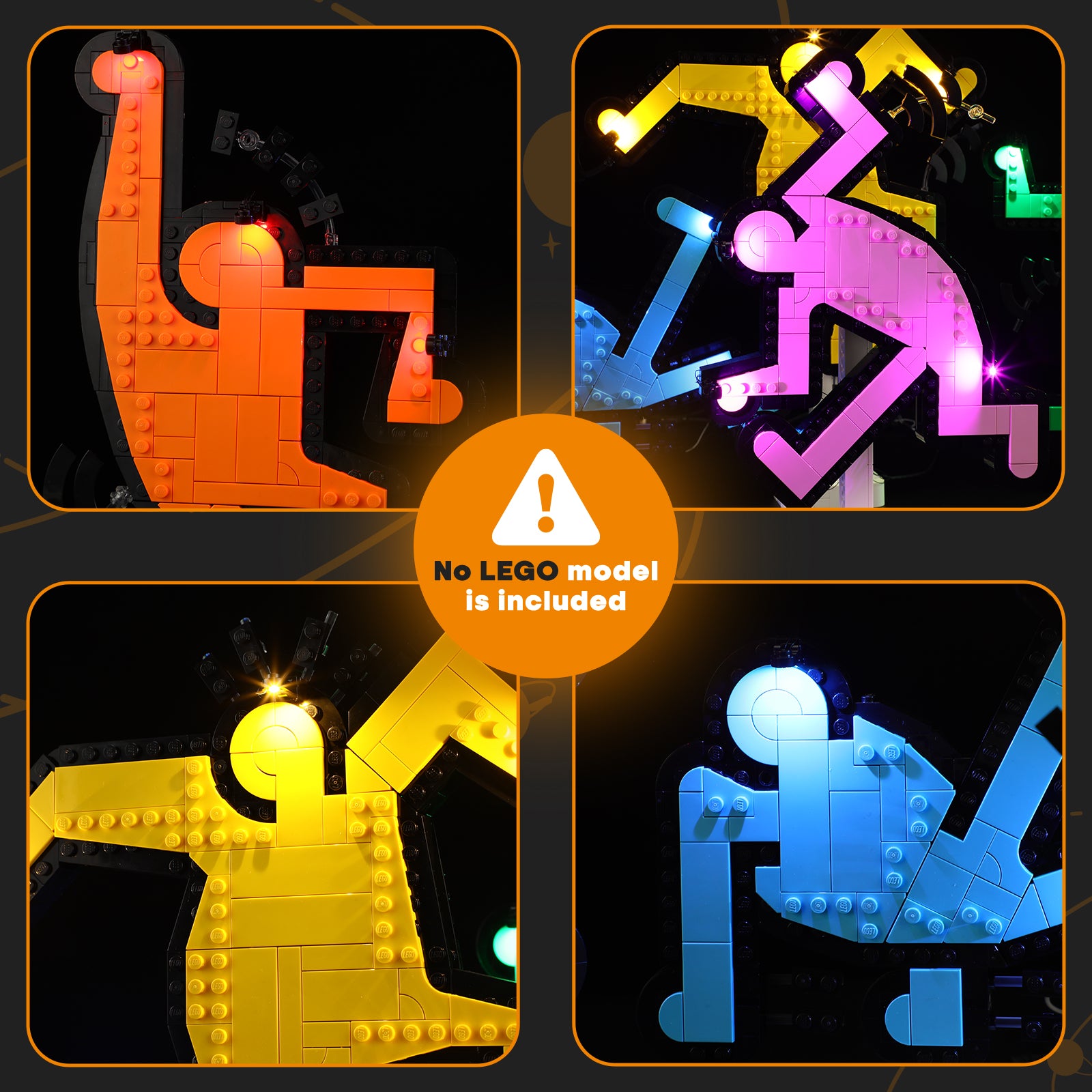 Lightailing Light Kit For Keith Haring – Dancing Figures #31216 - 10