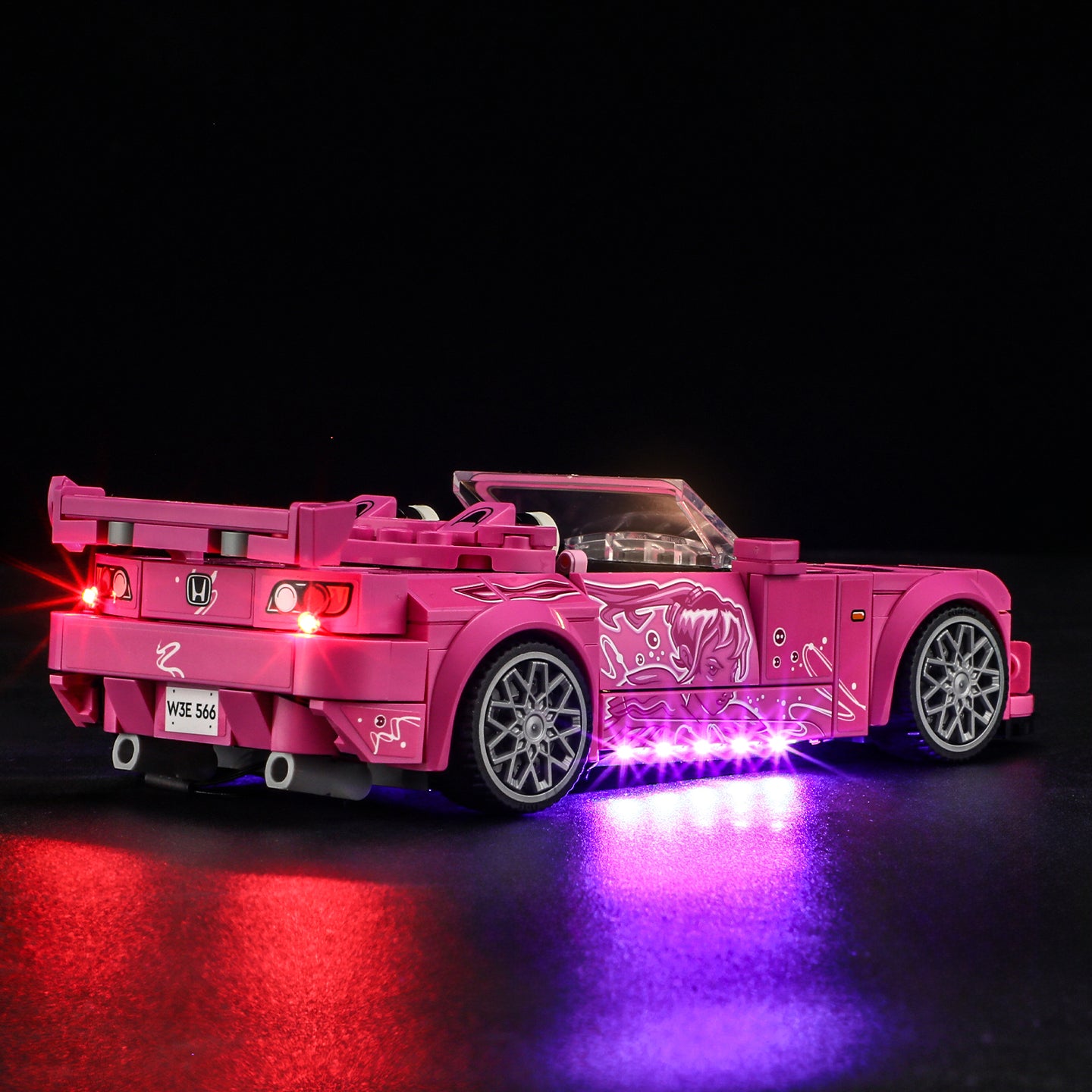 Lightailing Light Kit For LEGO 2 Fast 2 Furious Honda S2000 #77241-5