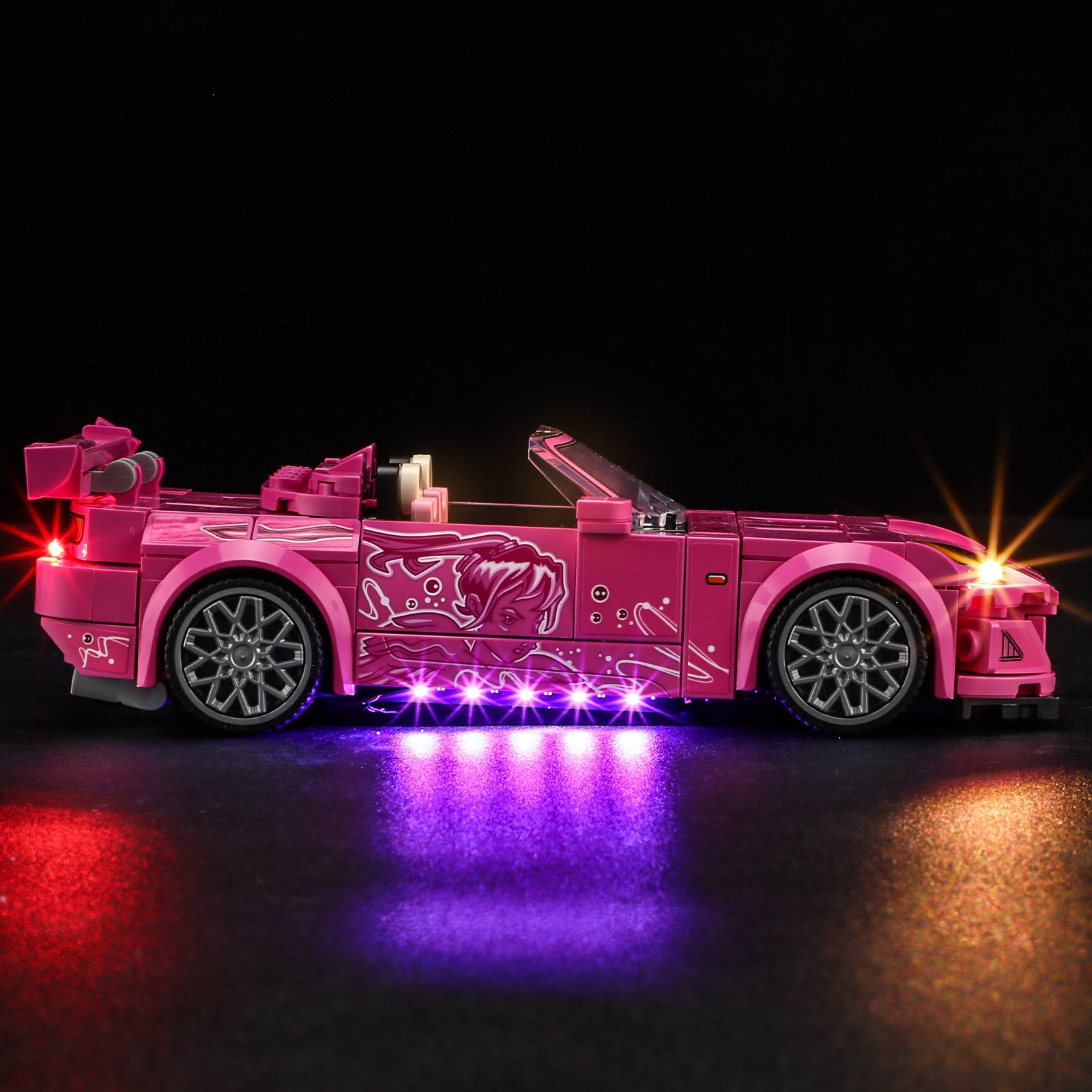 Lightailing Light Kit For LEGO 2 Fast 2 Furious Honda S2000 #77241-6