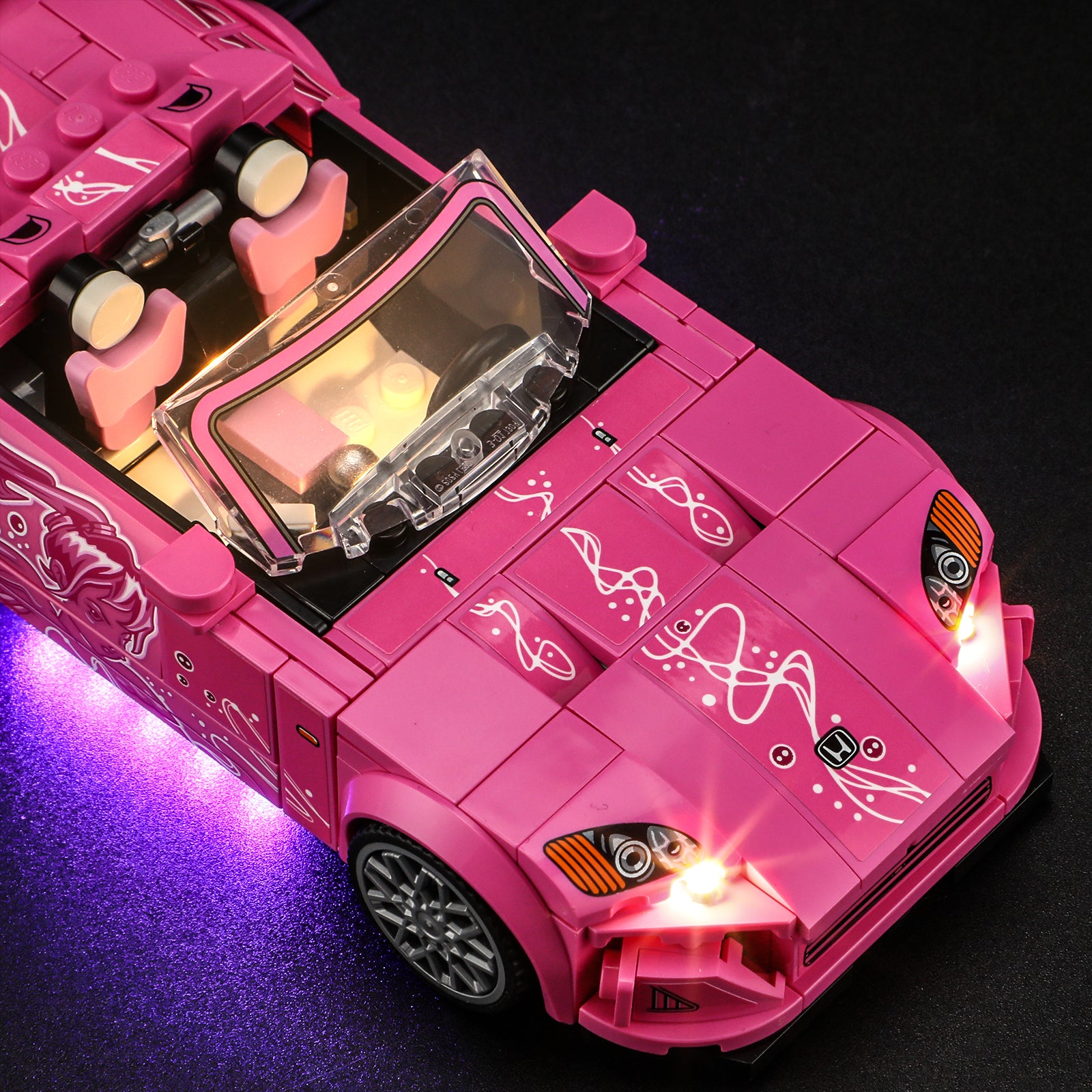 Lightailing Light Kit For LEGO 2 Fast 2 Furious Honda S2000 #77241-9