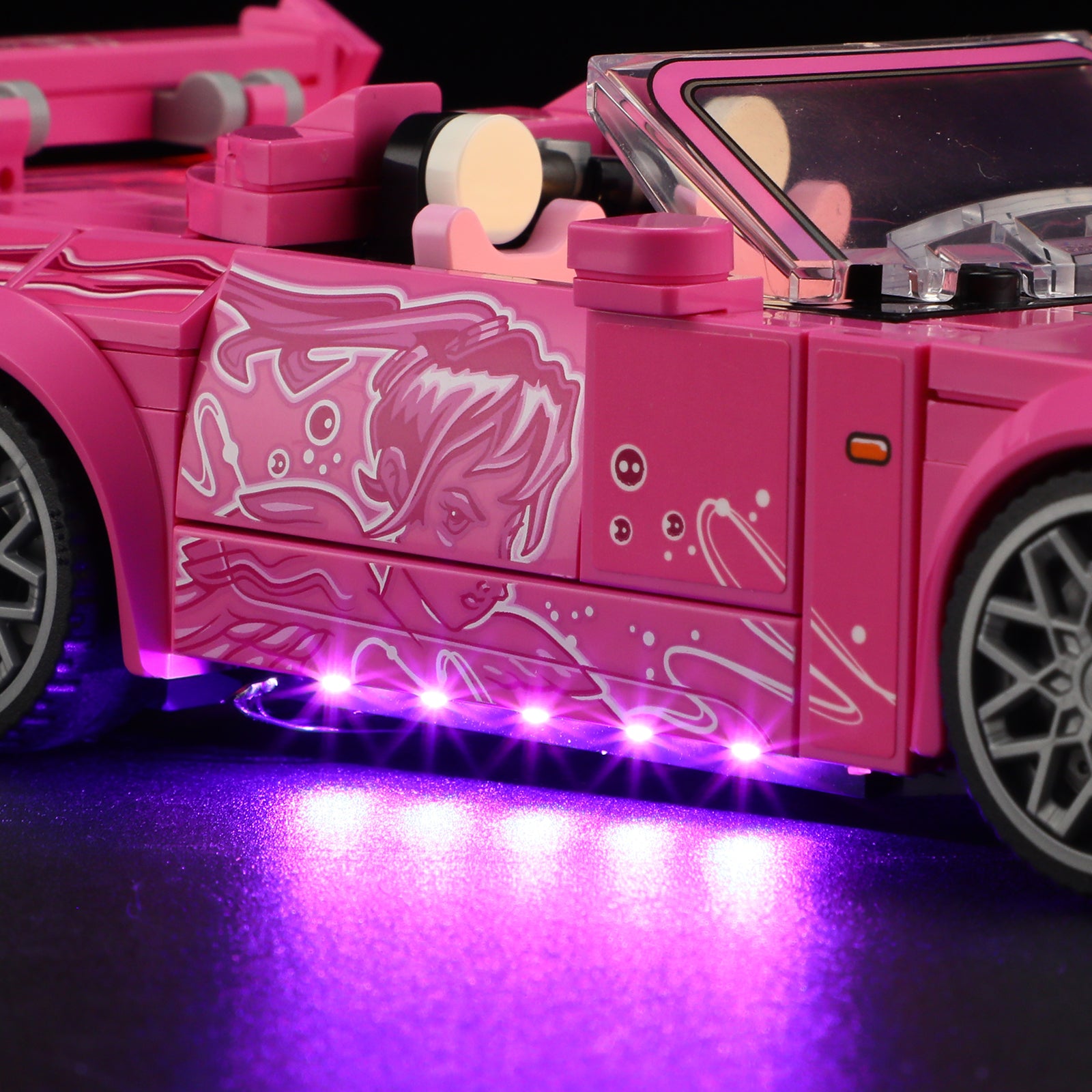 Lightailing Light Kit For LEGO 2 Fast 2 Furious Honda S2000 #77241-12